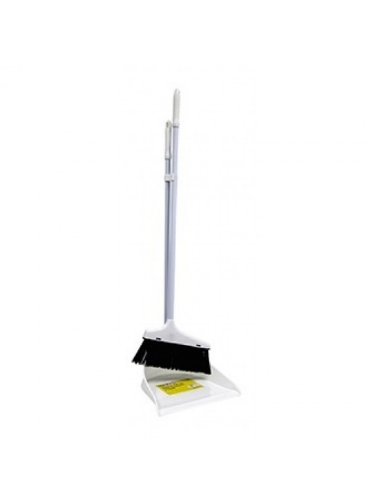 Broom and Dustpan with Stand and Y Clip Pack of 2