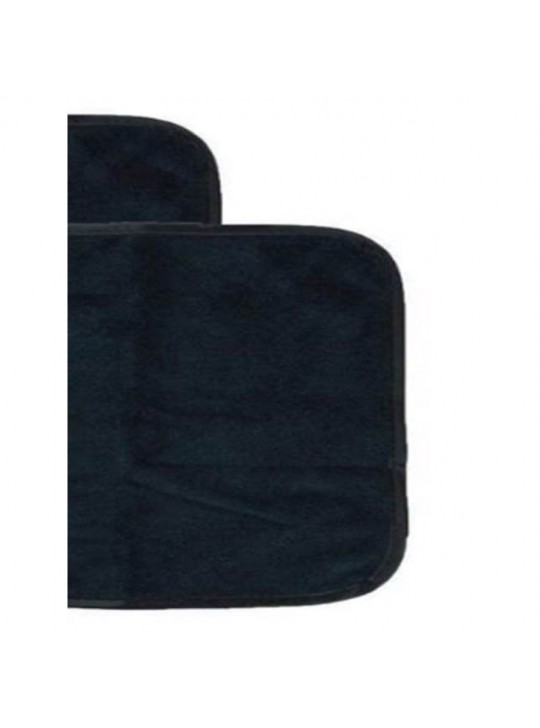 Make-up Wipe Washcloth Luxury "Made In Canada" Face Towels 13x13 wt. 1.60 lbs/dz. Black 12/Pack