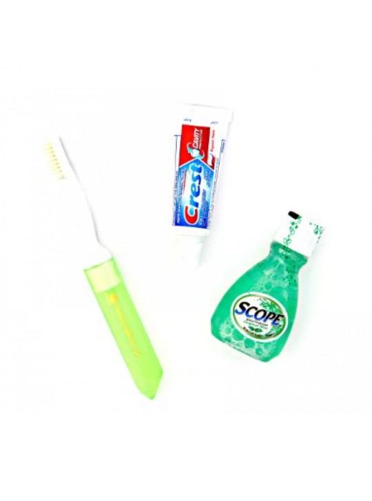Dental Travel Kit 3 pcs CREST (Toothbrush/ Paste/ Mouthwash) 6/Pack $4.99/ Pack