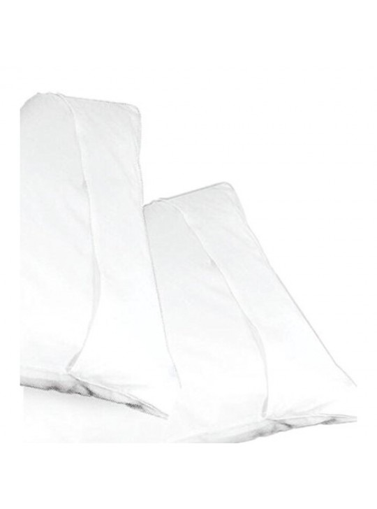 T180 Percale Cotton-Poly Pillow Protector w/7" Flap size 20"x27" STD color White 6/Pack