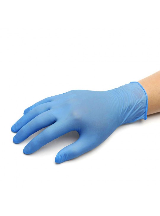Nitrile Examination Gloves - Blue (5mil) Ronco Nitech size LARGE