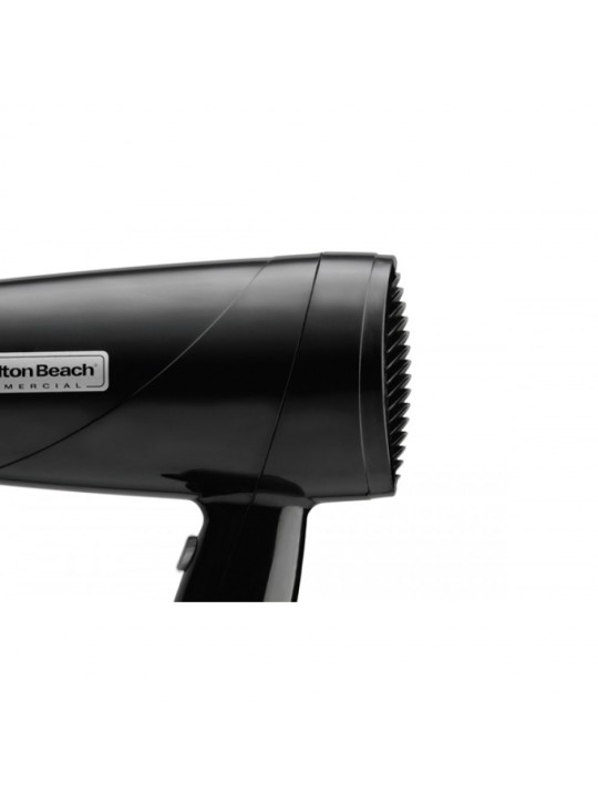 Hamilton Beach Hand Held Hair Dryer, 1600 Watts, Mid-Size, Concentrator, Black 2 pieces / Pack
