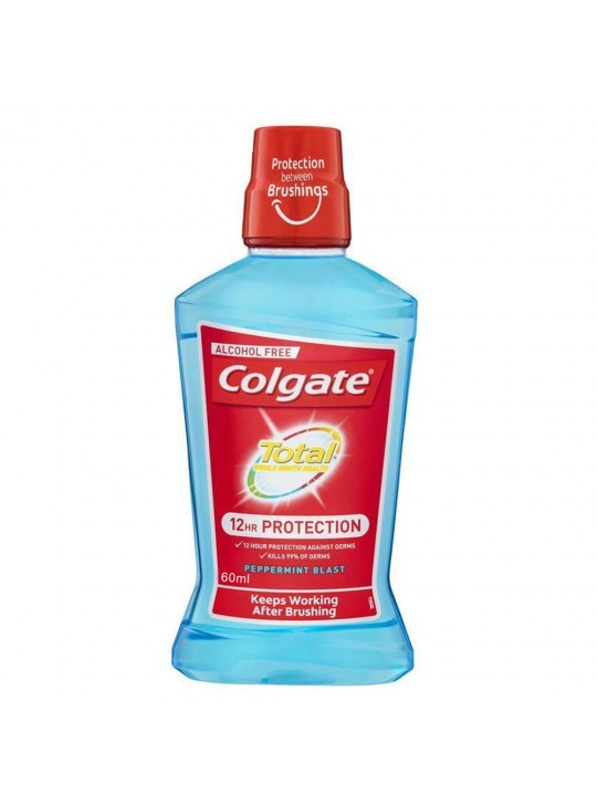 Colgate Total Mouthwash Peppermint Blast Trial size 60ml