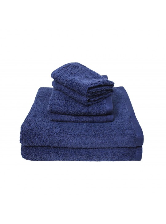 Bath Towel 25" x 50" #10.00Lbs/dz Standard Full Terry 6/Pack color: NAVY