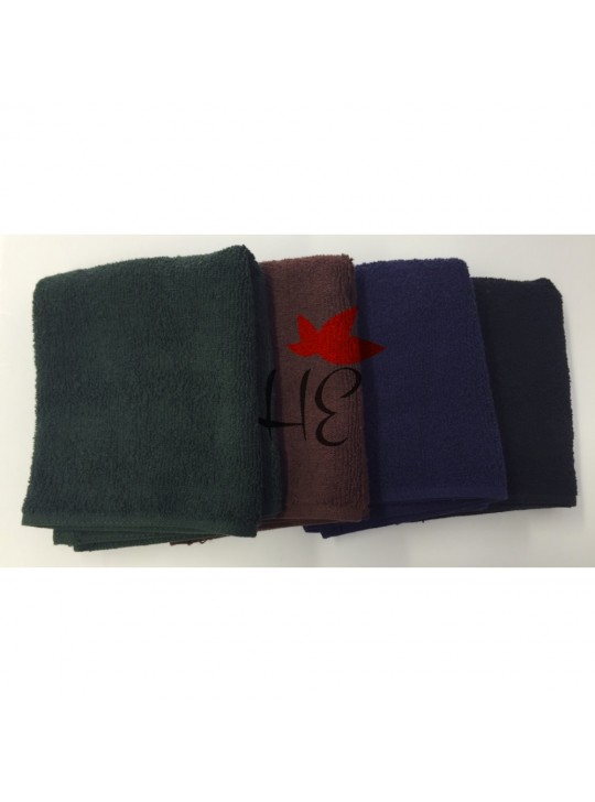 Hand Towel 16" x 28" #3.50Lbs/dz Standard Full Terry 6/Pack color: FOREST GREEN