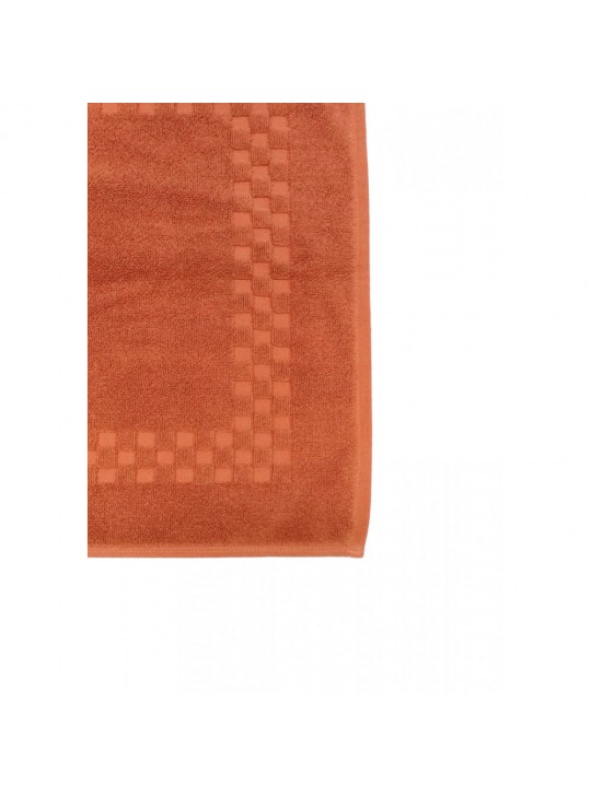 Hand Towels 16"x32" #6.00Lbs/ dz Premium Combed Cotton Jacquard Borders color: CORAL 6/ Pack