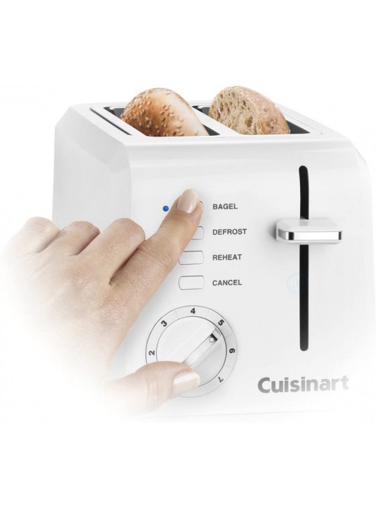 Cuisinart® 2-Slice Compact Toaster - White 2/Pack