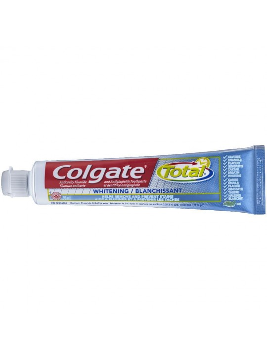 Colgate Total Whitening Anticavity Fluoride Gel Toothpaste 70 mL 12/Pack